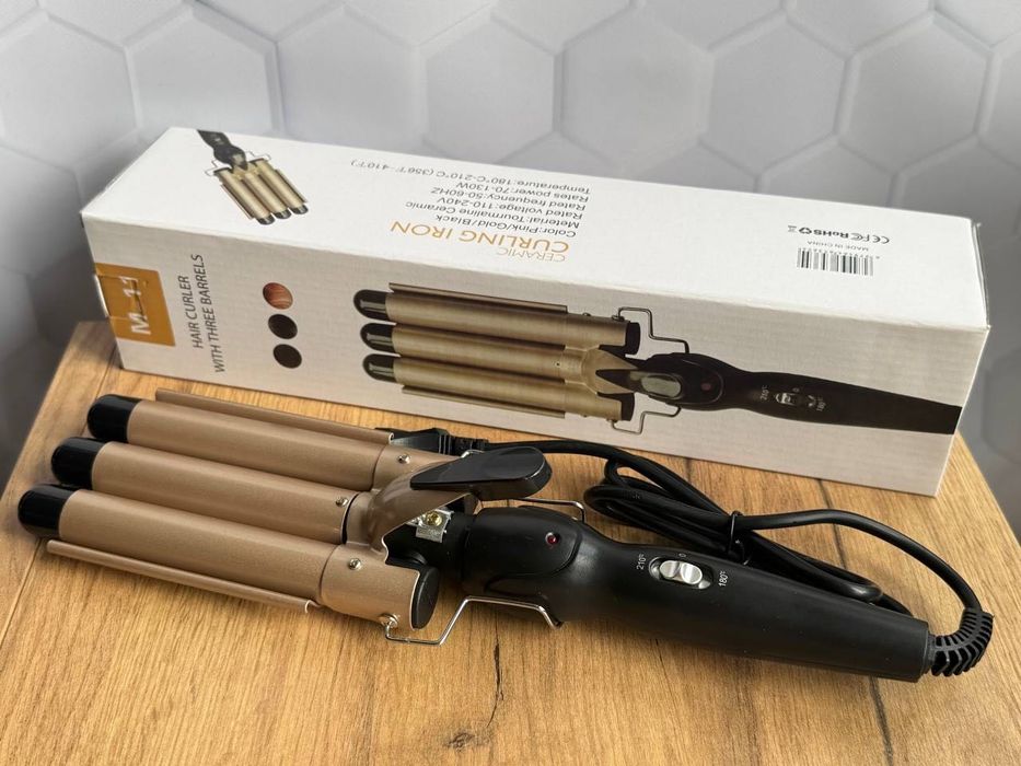 Потрійна плойка для волосся М11