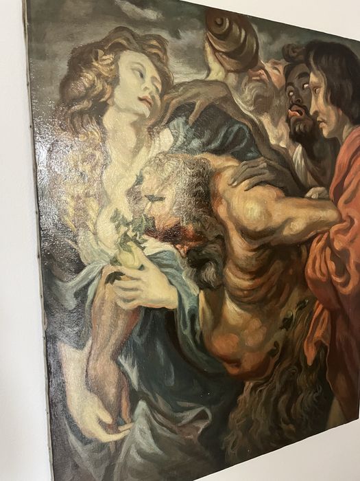 olejny na płótnie van dyck bachanalia
