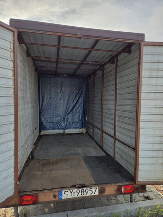 Przyczepka zamknięta SAM – BEZTERMINOWY przegląd! Duża (3x1.6x2m) / Czysta
