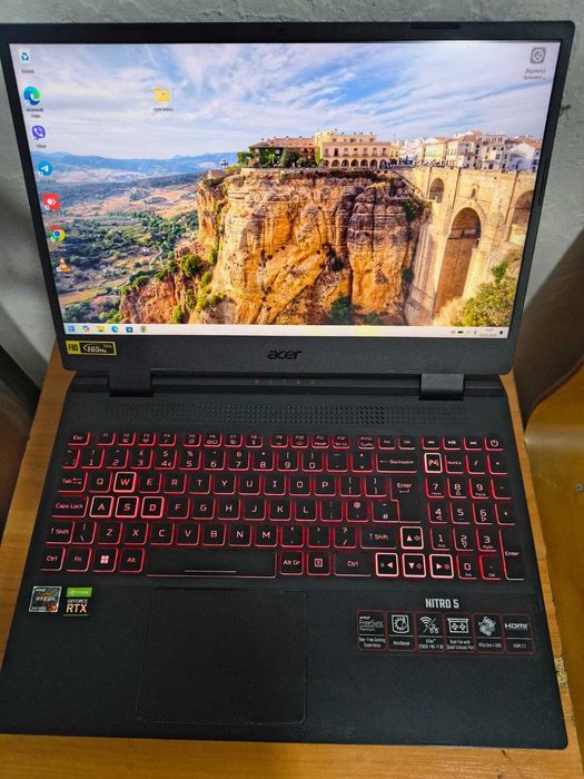 Ігровий ноутбук Acer Nitro AN515-46, RTX 3060, Ryzen 7 6800H