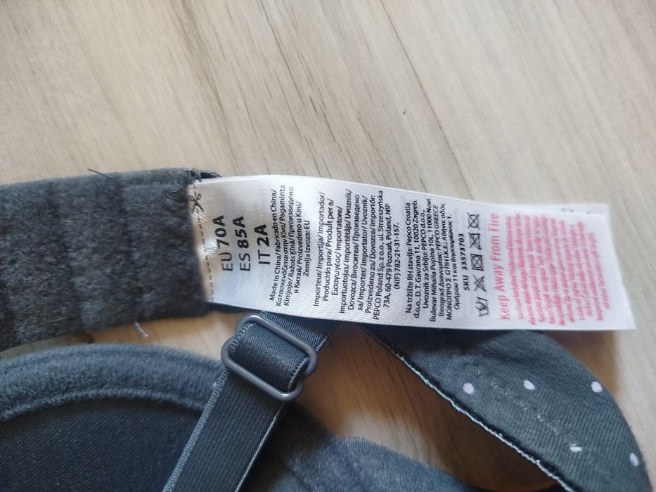 Biustonosz dziewczęcy 70 A