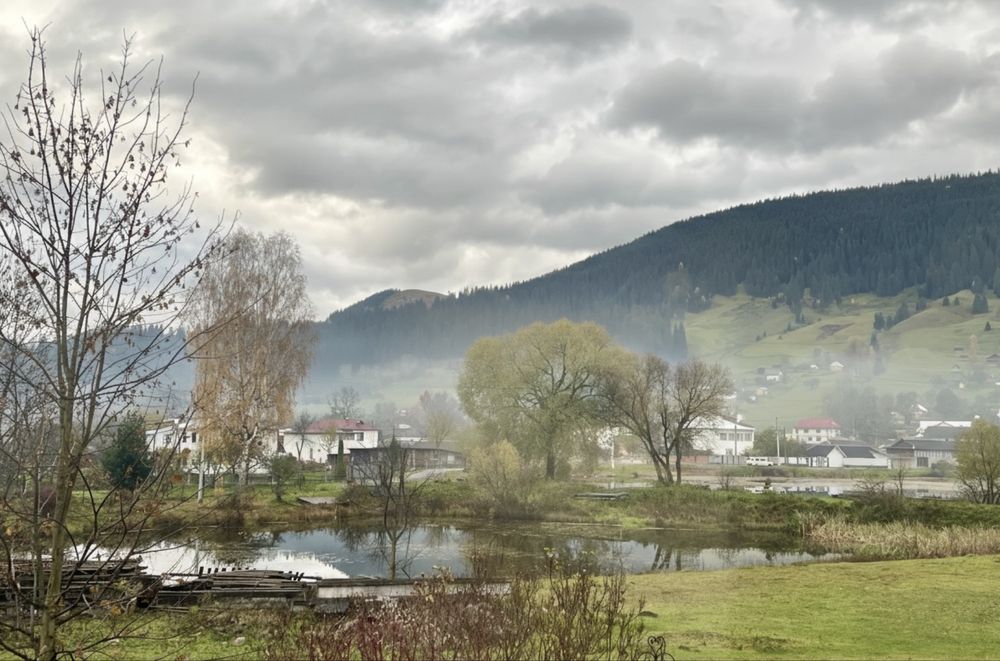 Продам ділянку 19 соток зі ставком і панорамою Карпат