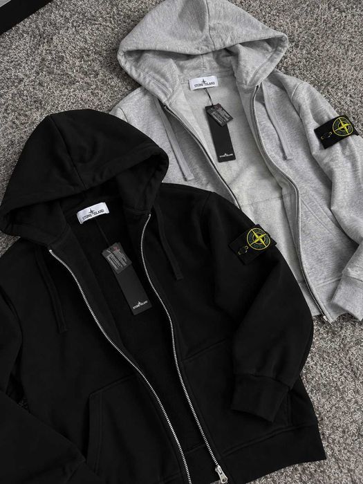 БЕЗ ПЕРЕДПЛАТ // Новое Зип Худи Стон Айленд // Олімпійка Stone Island
