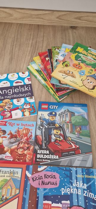 Zestaw książek, książeczek, bajek dla dzieci