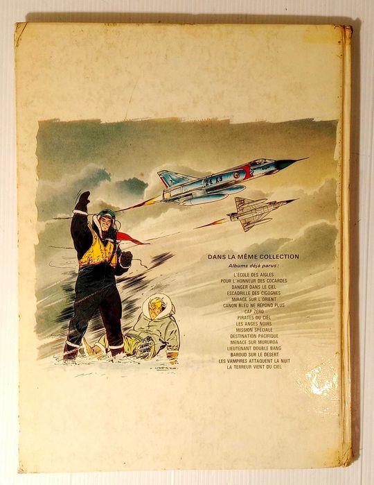 Livro BD La terreur vient du ciel - Tanguy & Laverdure
