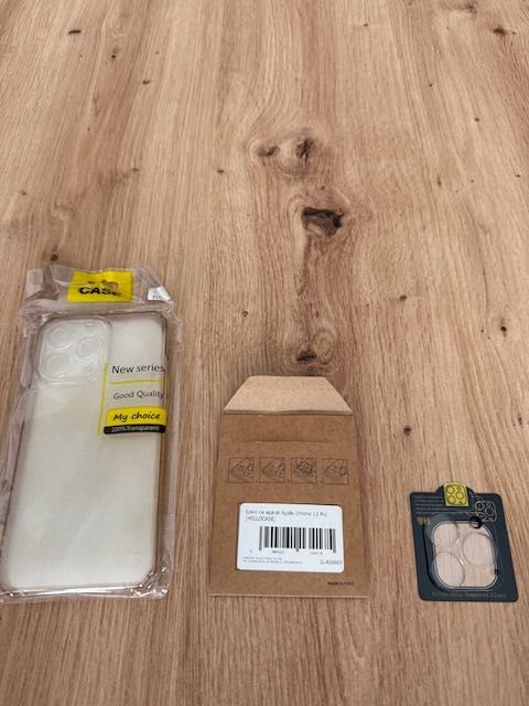 Szkło na aparat iPhone 13 Pro + GRATIS etui z ochroną na obiektywy!
