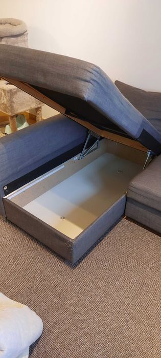 Sofá 3 lugares com chaise longue - Friheten Ikea