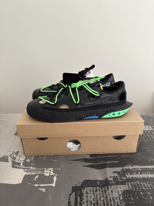 Nike Blazer Low 77 Off-White Electro Green