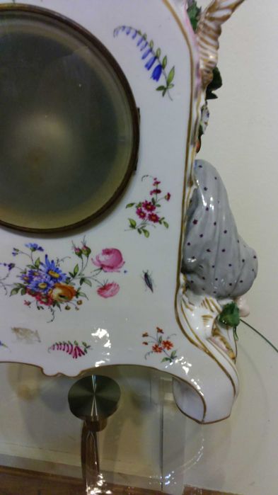 Porcelanowy zegar Pory Roku