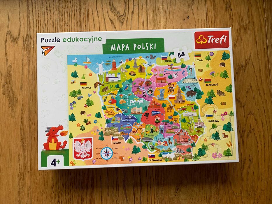 Puzzle Mapa Polski Trefl
