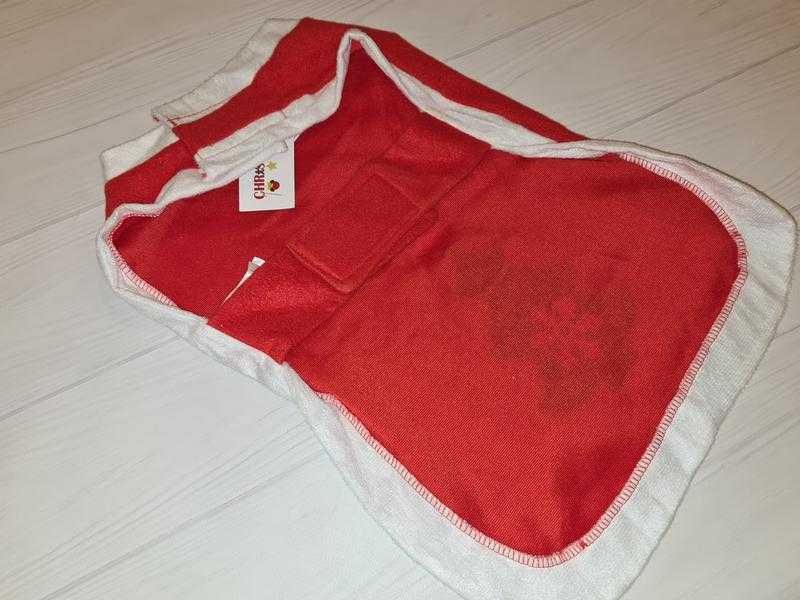 Новогодняя накидка для собаки не больших размеров