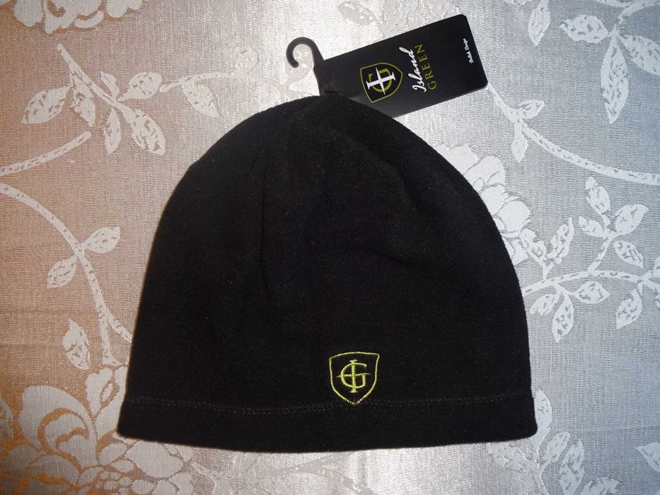 ISLAND GREEN British Design oryg. czapka polarowa wiosenna Beanie