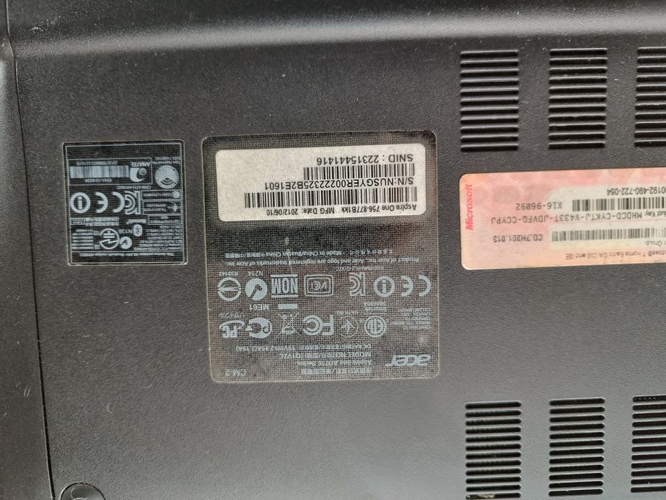 Нетбук aser aspire one 756