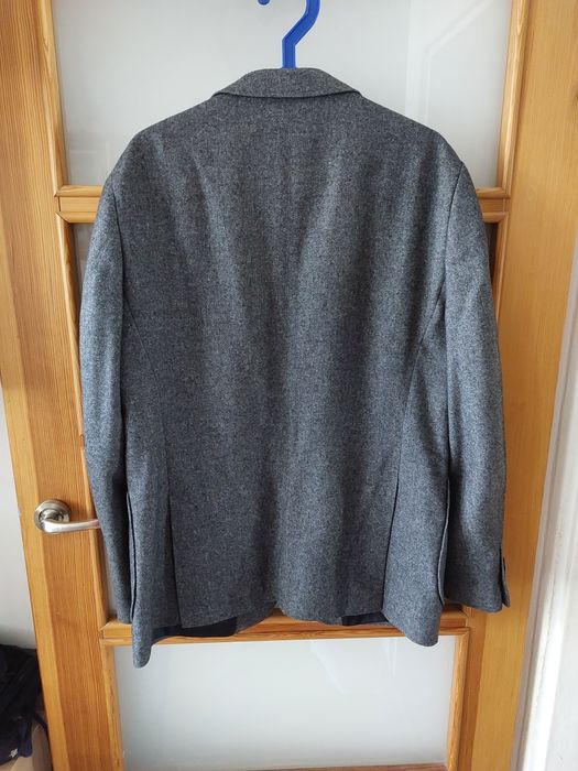 Marynarka Dressmann rozm. 50 R dark grey wool jacket autumn winter warm daily use