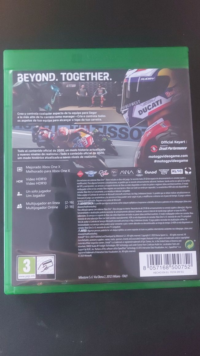 Moto GP 20 - Xbox One - Compra jogos online na