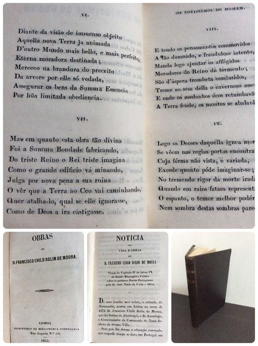 Os Novissimos do Homem: Poema em quatro cantos, 1853