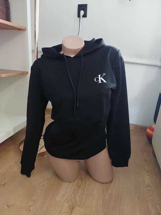 L-!Promocja! Bluza damska kangurka,czarna.