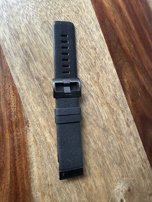 Pasek Skórzany czarny quickfit do garmin 22mm nowy
