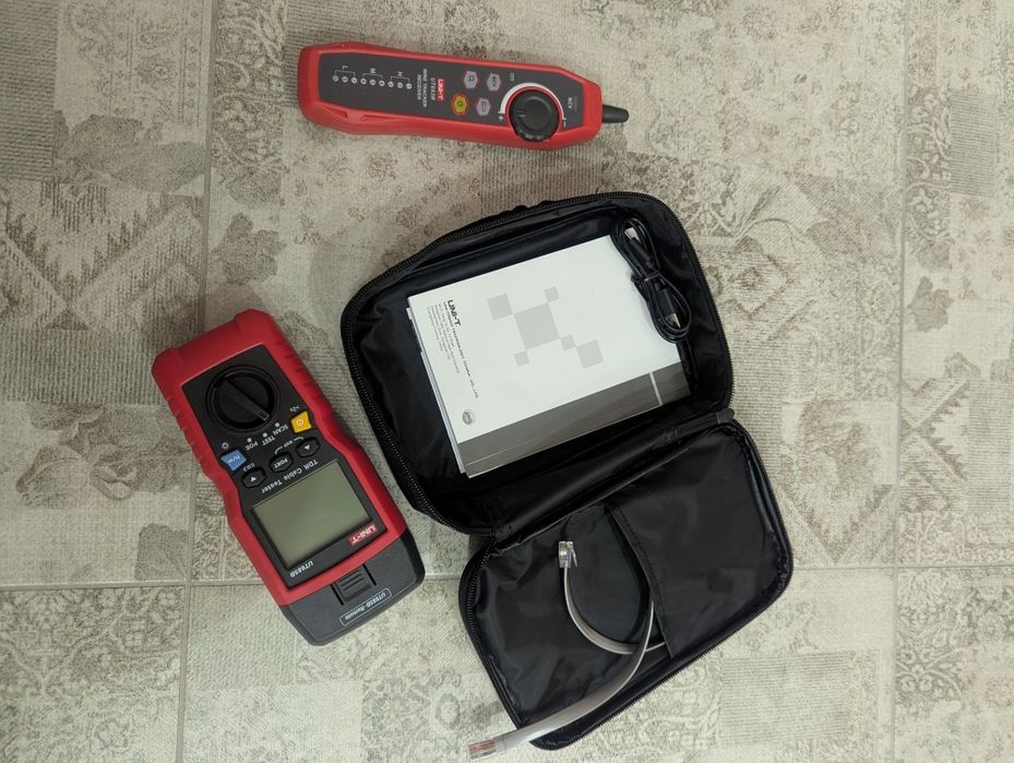 Професійний TDR кабельний тестер UNI-T UT685B KIT (PoE, трасошукач)