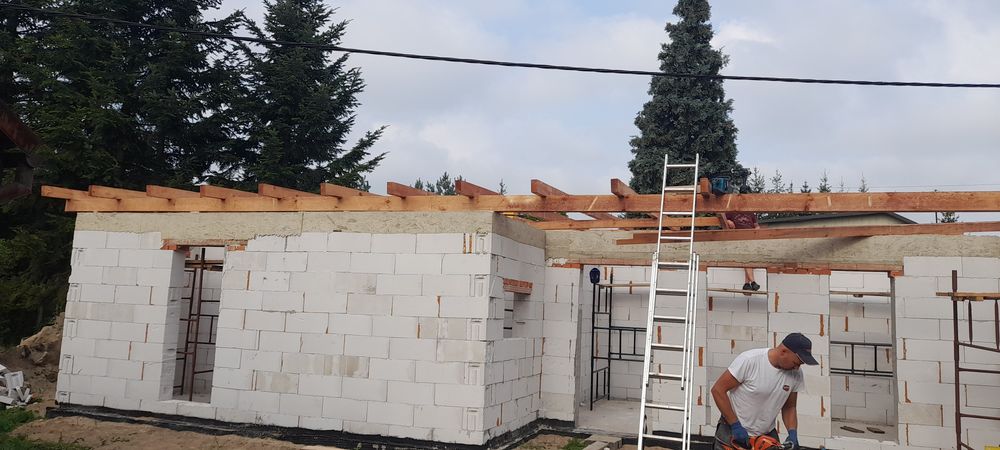 Dachy garaże betonowe wiaty stodoły