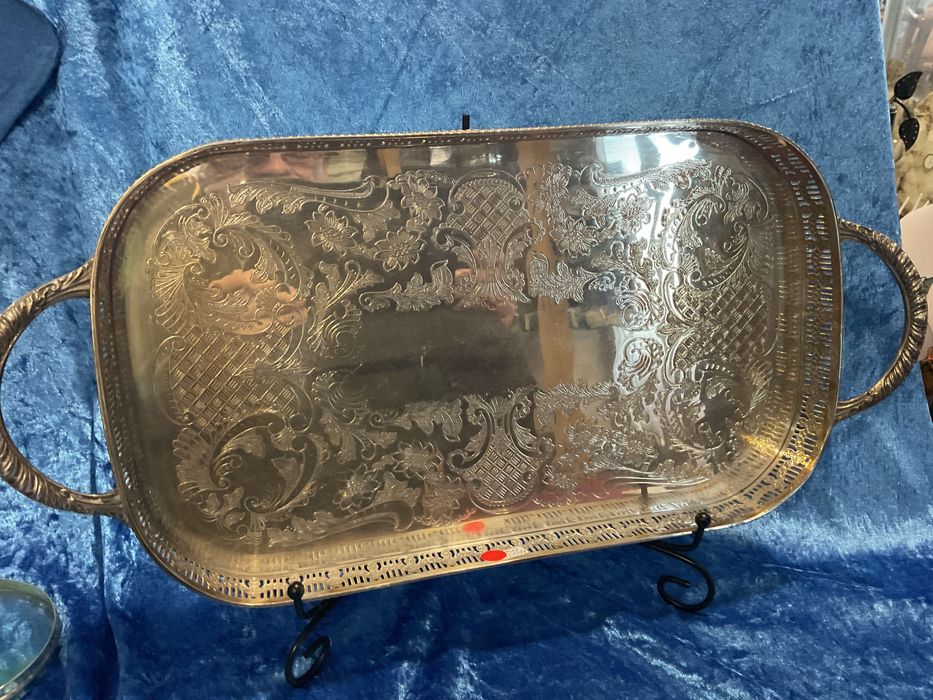 Bandeja rectangular medidas de 46x21 cm Casquinha inglesa