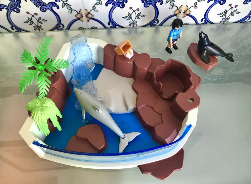 Pirata coleção Playmobil zoo animais zoomarine bonecos