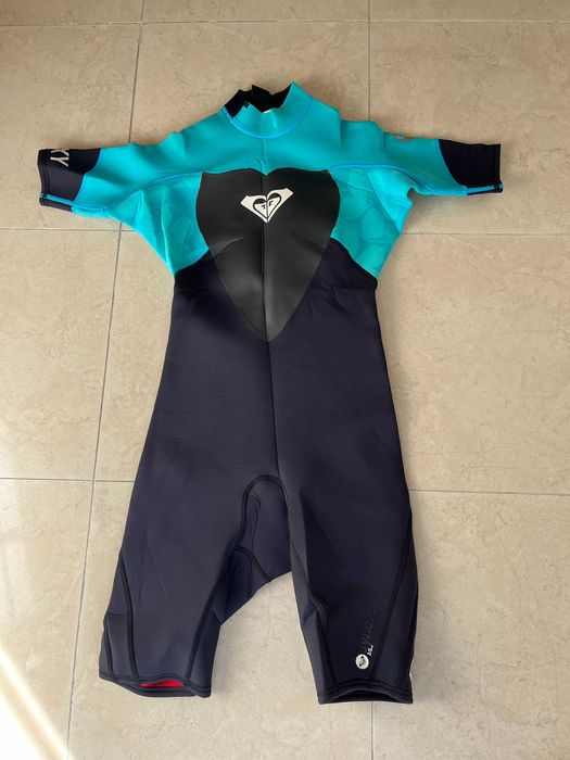 Fato Surf/Bodyboard Roxy Syncro Azul Marinho (tam 36)