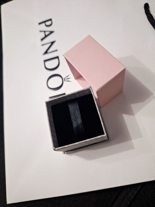Torebka + Pudełko Prezentowe Pandora • na Charms Kolczyki Pierścionek
