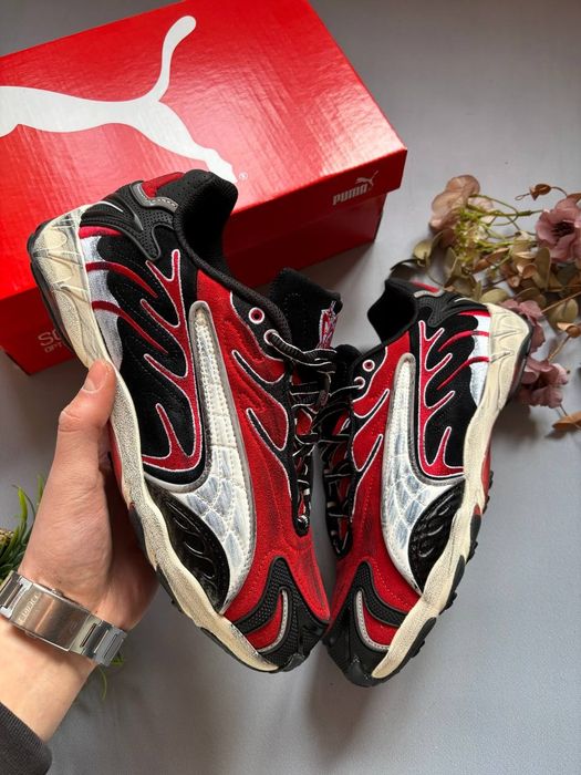 36-45 Puma INHALE x A$AP ROCKY Black Pop Red