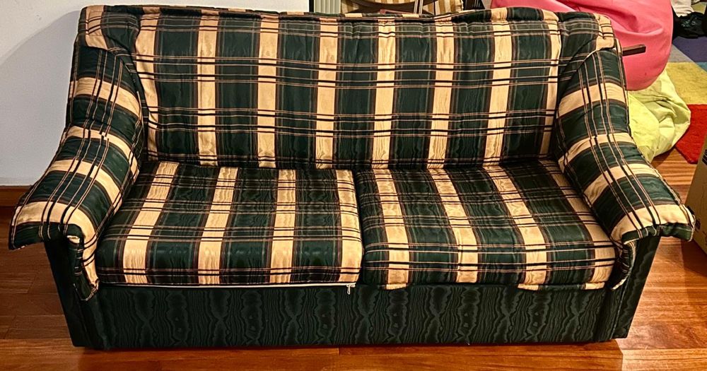 Sofa de 2 lugares e sofa individual