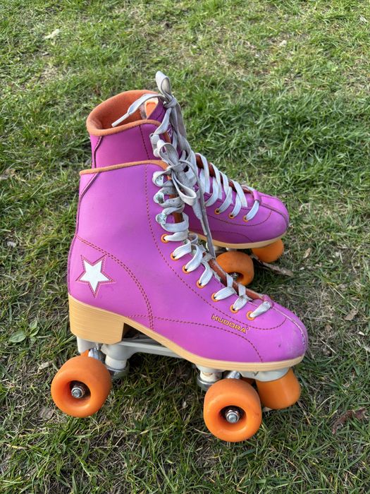 Disco wrotki  Hudora rozowe 38