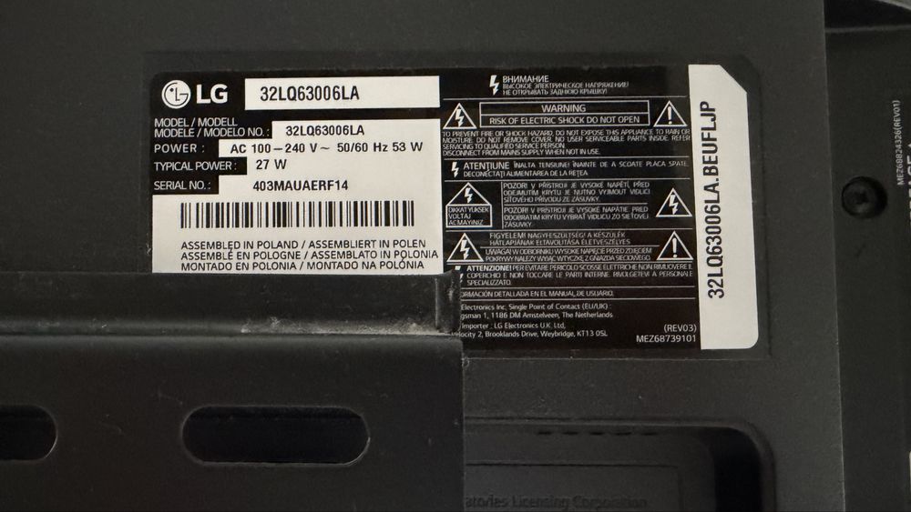 Telewizor LG 32" 32LQ630B6LA HD