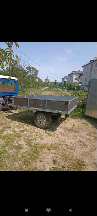 Причіп самоскид одноосний