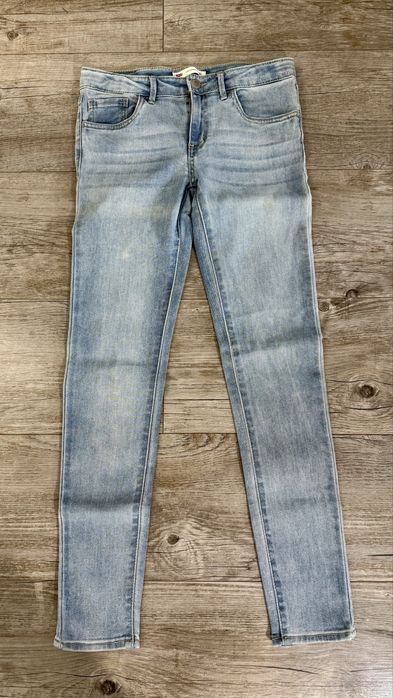Jeansy spodnie Levis 710 super skinny r. 152