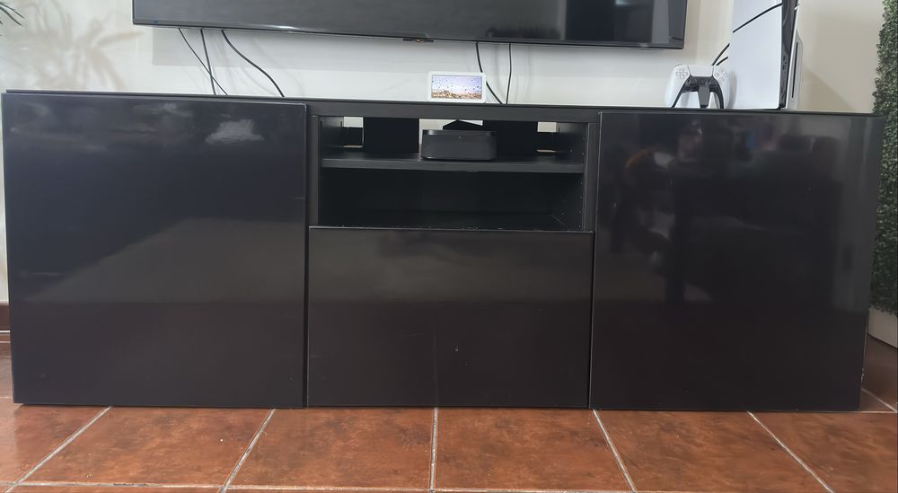 Movel tv ikea preto