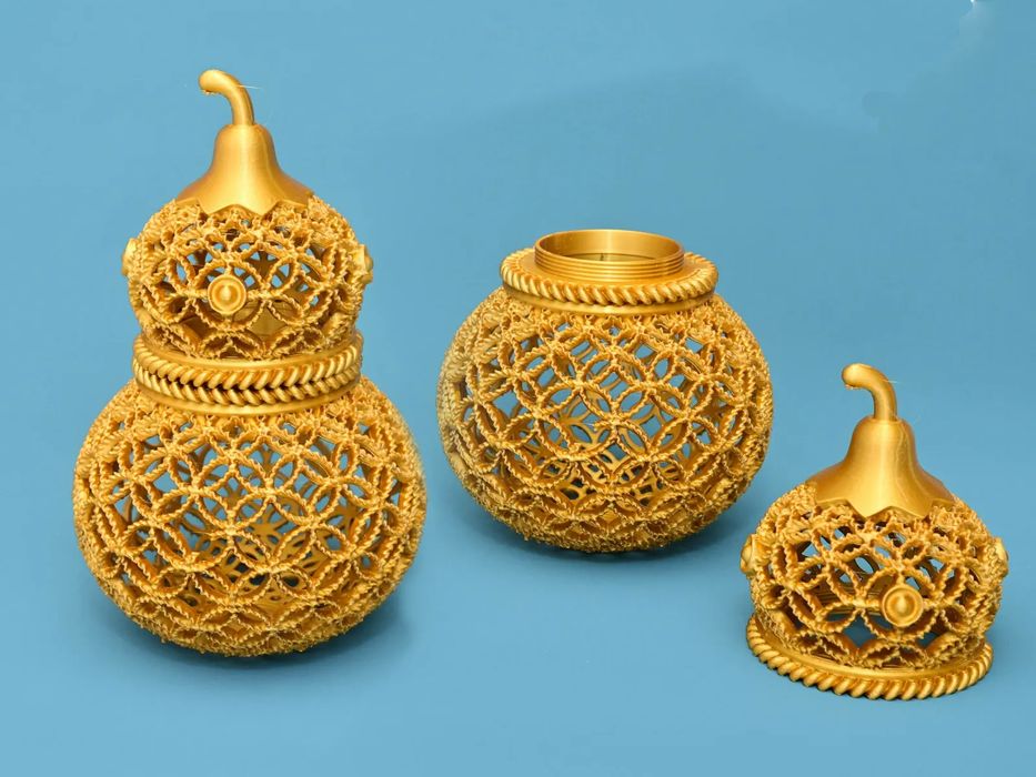 Cabaça Vazia para Bênçãos e Riqueza (tampa roscada)