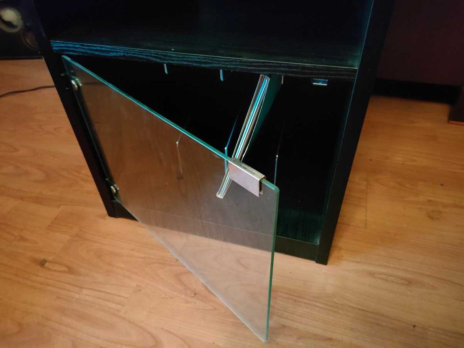 Duża wieża stereo Hi-Fi AKAI z szafką