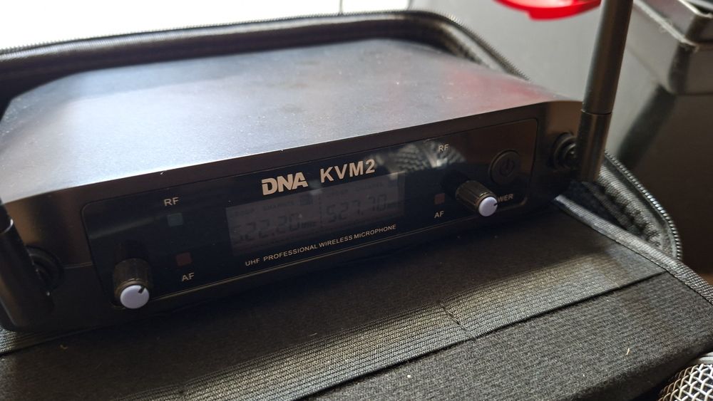 Mikrofony bezprzewodowe DNA KVM2 użyte 2 razy