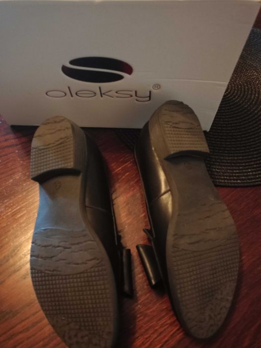 Czarne mokasyny Oleksy