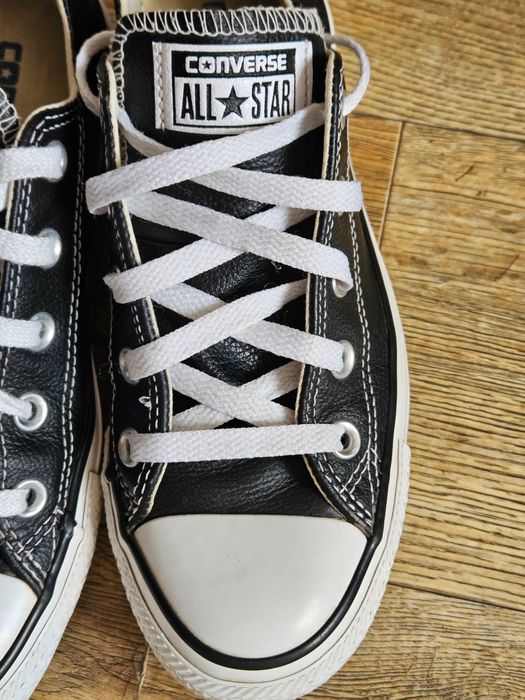 Converse All star шкіряні чорні оригінал 36.5 23см