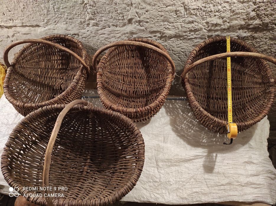 Продам корзины из лозы, больших размеров, б/у.
