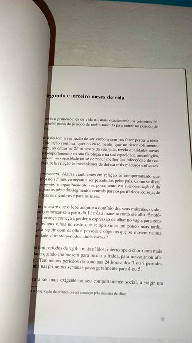 A Criança no primeiro ano de Vida/ dos 2 aos 6 anos