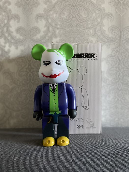 Колекційна іграшка BEARBRICK Jocker 28см бірбрік беарбрик