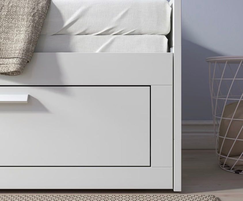 Cama individual e de casal com os 2 colchões