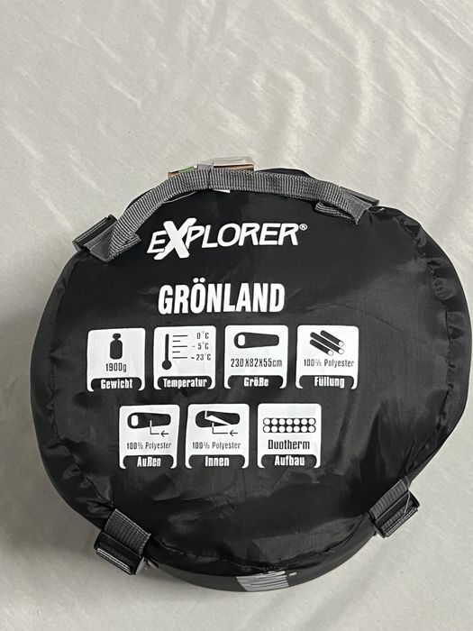 Спальний мішок EXPLORER GRÖNLAND, новий