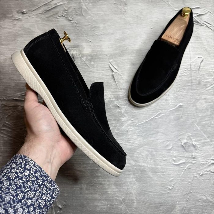 Мужские лоферы 40-45 замша