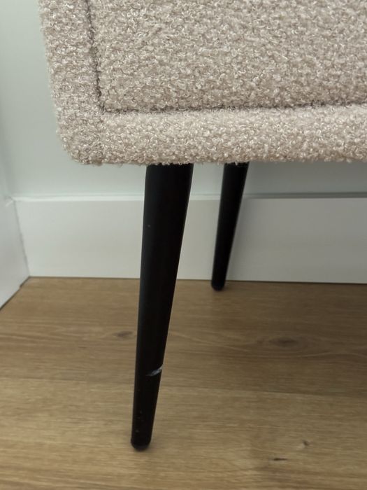Mesa de cabeceira com gaveta boucle Beliani
