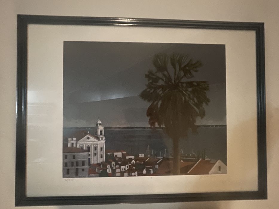 Serigrafia de Jacinto Luis 1995 assinada