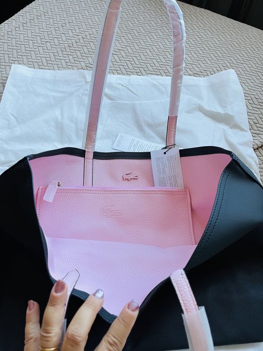Mala Lacoste Tote Reversivel L portes incluidos