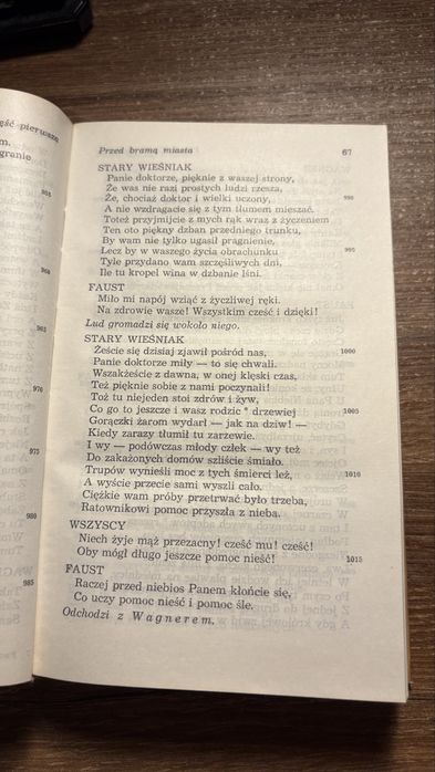 Goethe - Faust, wydanie z 1977. PIW